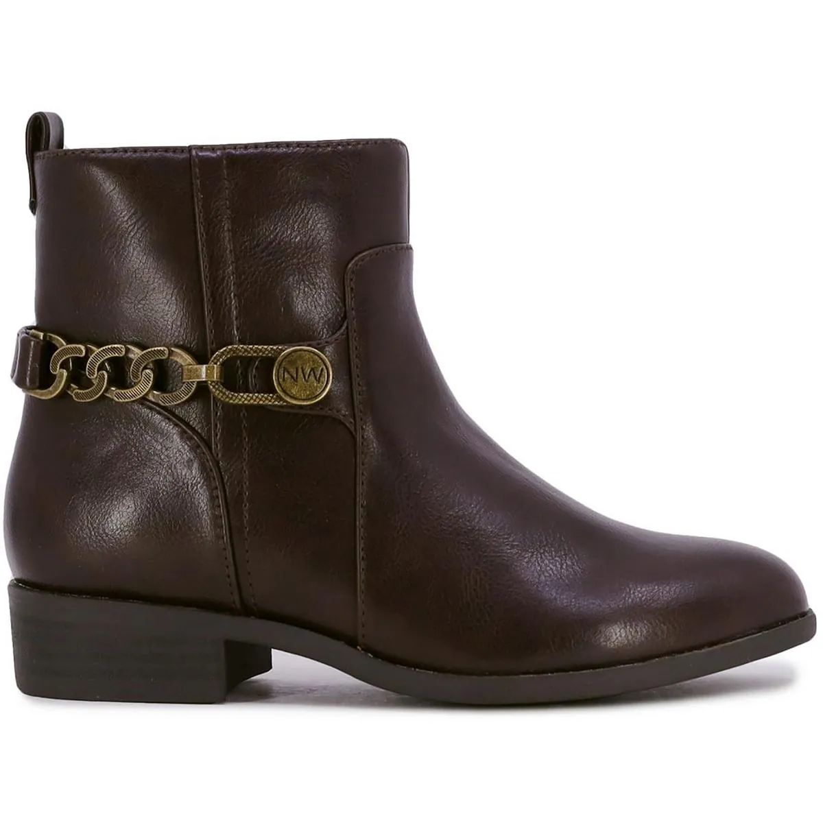 Amara Girls Big Kid Faux Leather Booties