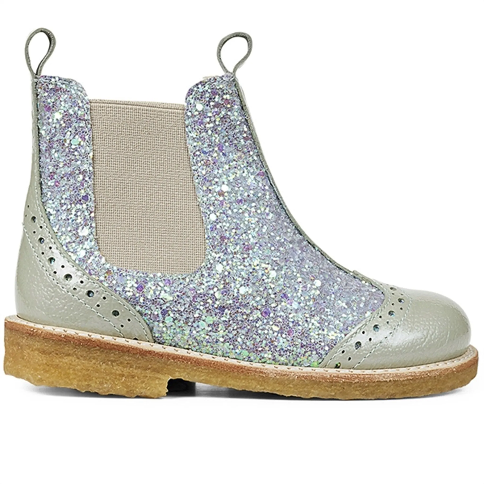 Angulus Chelsea Stvlet W. Elastic Band Mint/Mint Glitter/Beige