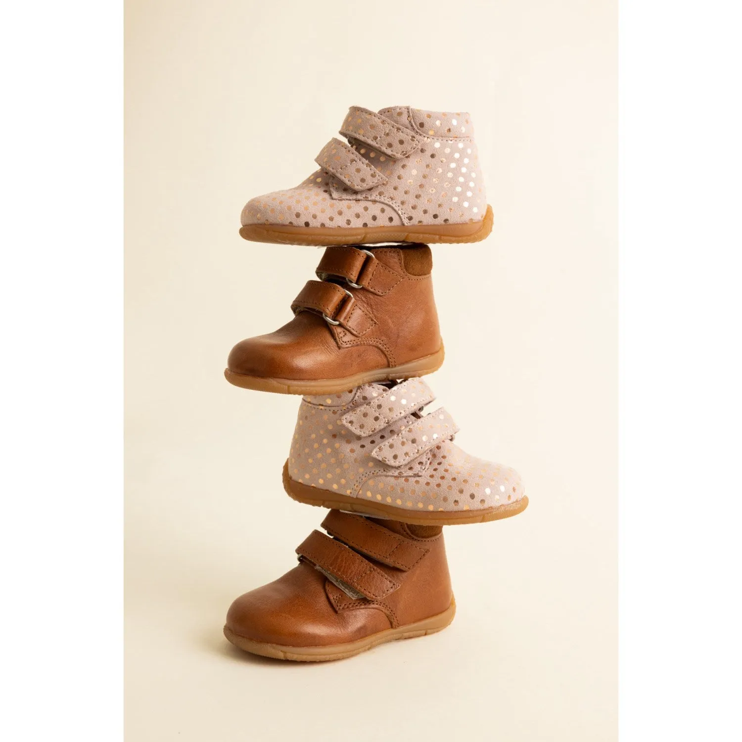 Angulus Cognac/Cognac Barnets Frste Shoe