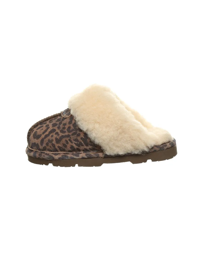 BEARPAW Loki Suede & Wool Slipper