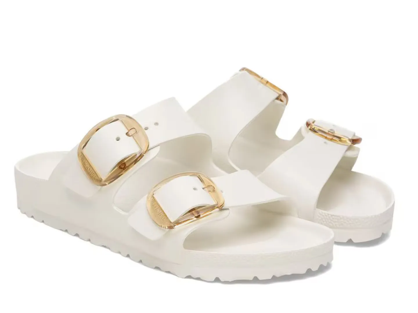Birkenstock: Arizona Big Buckle EVA in Eggshell