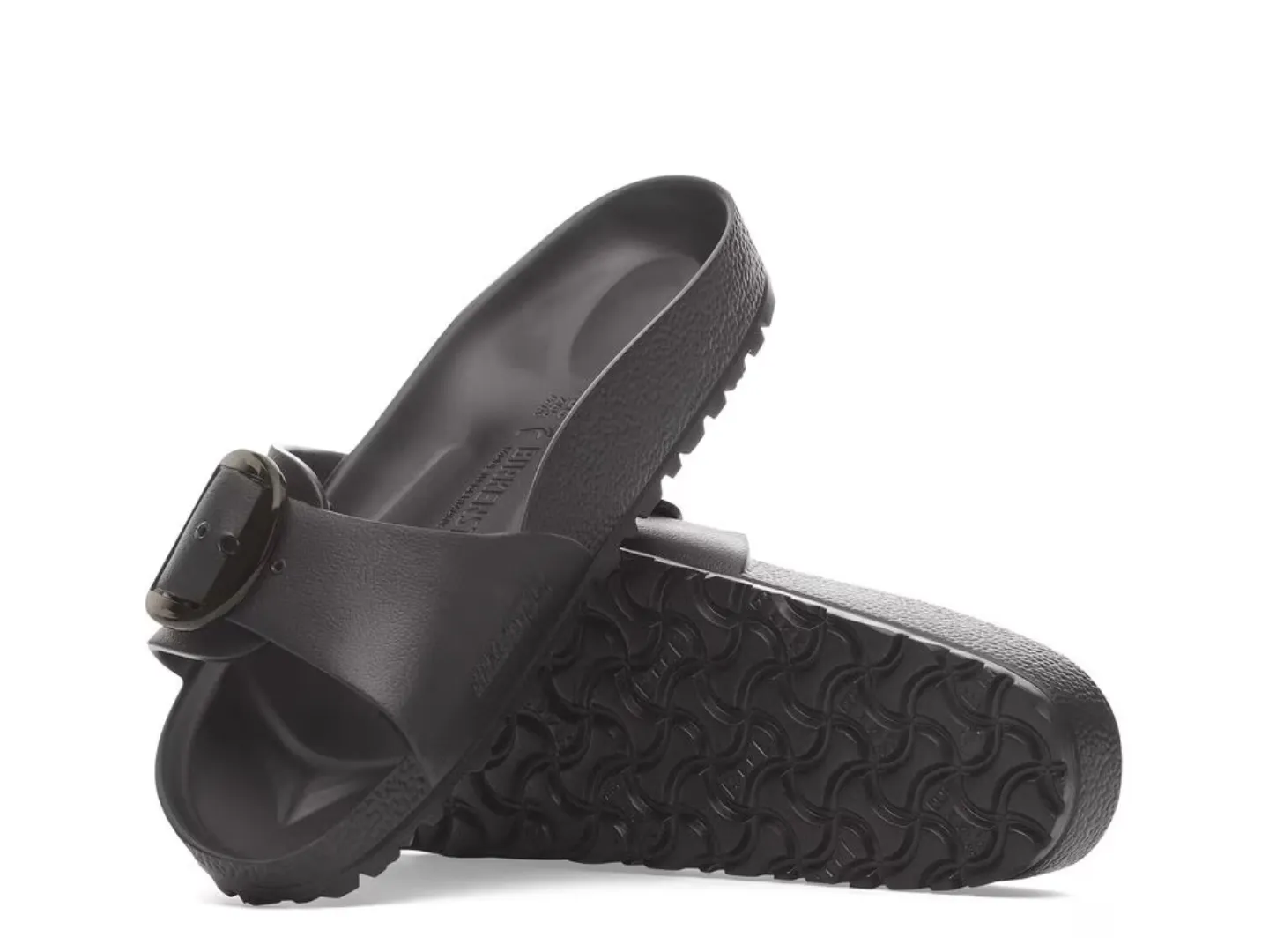 Birkenstock: Madrid Big Buckle EVA in Black