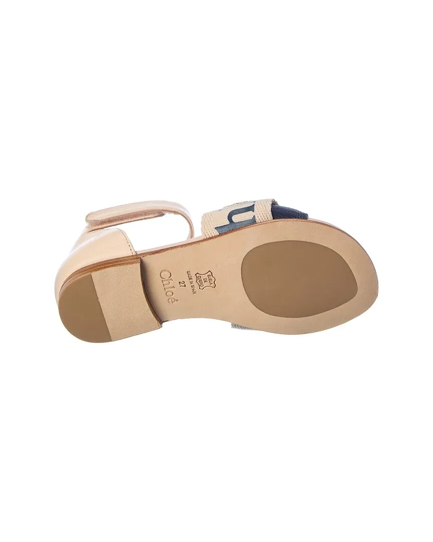 Chloe Woody Leather Sandal