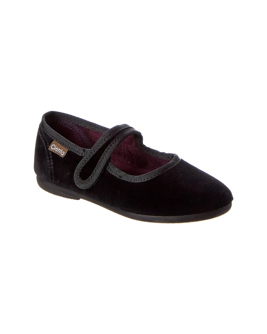 Cienta Velvet Flat