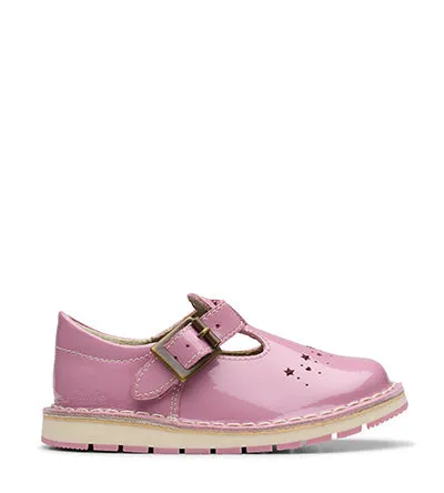 CLARKS JOYFUL SKIP PINK G FIT