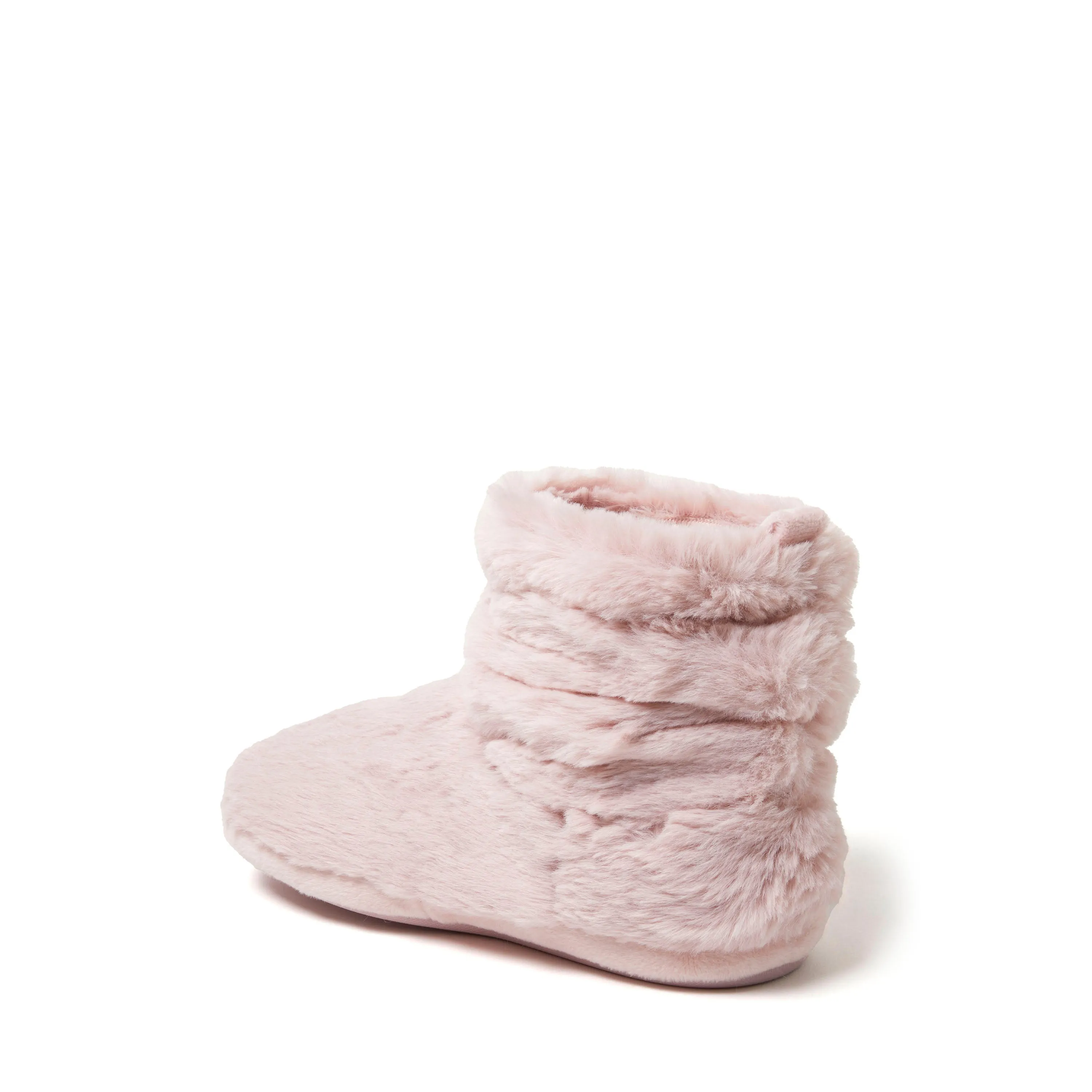 Dearfoams Kids Kate Furry Bootie Slipper
