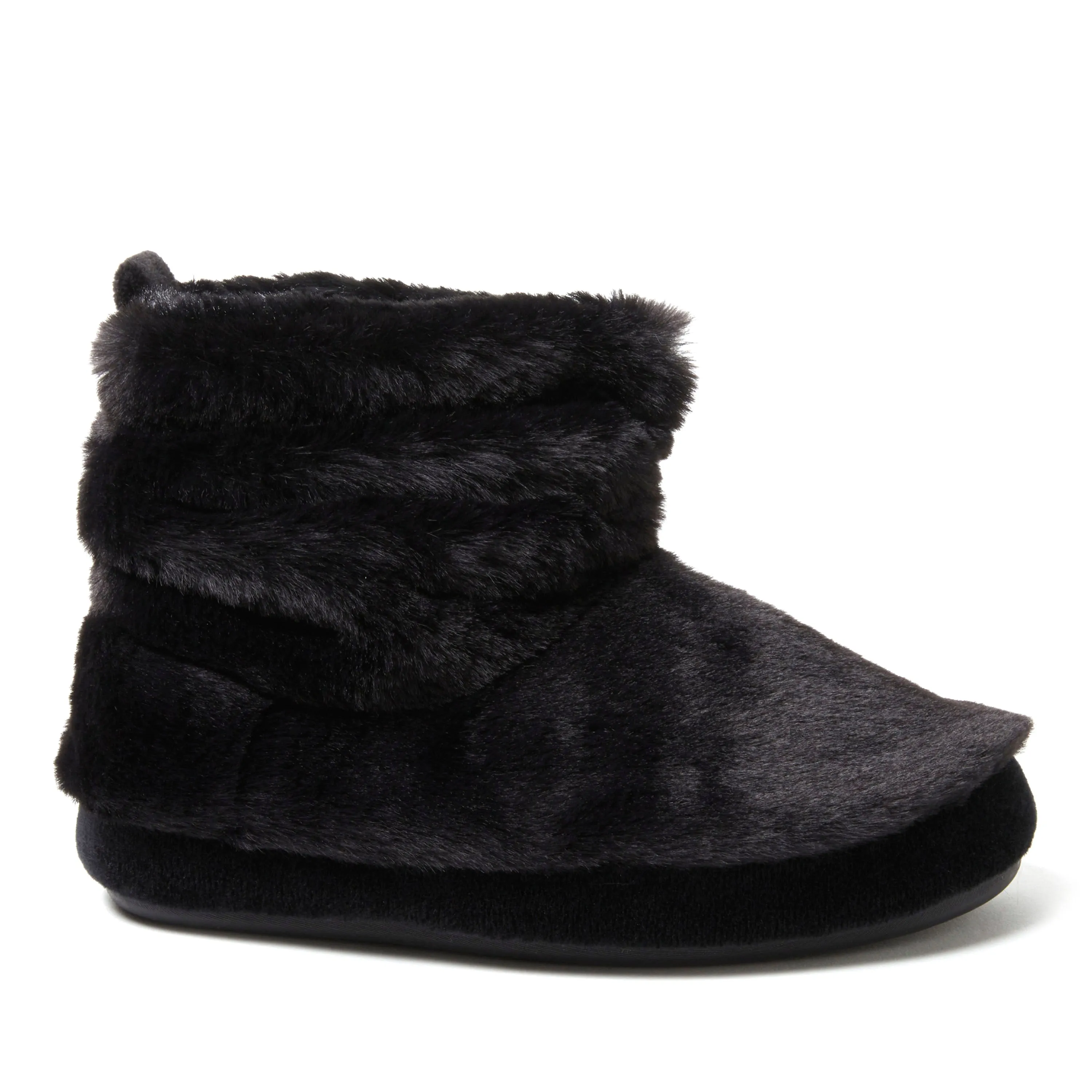 Dearfoams Kids Kate Furry Bootie Slipper