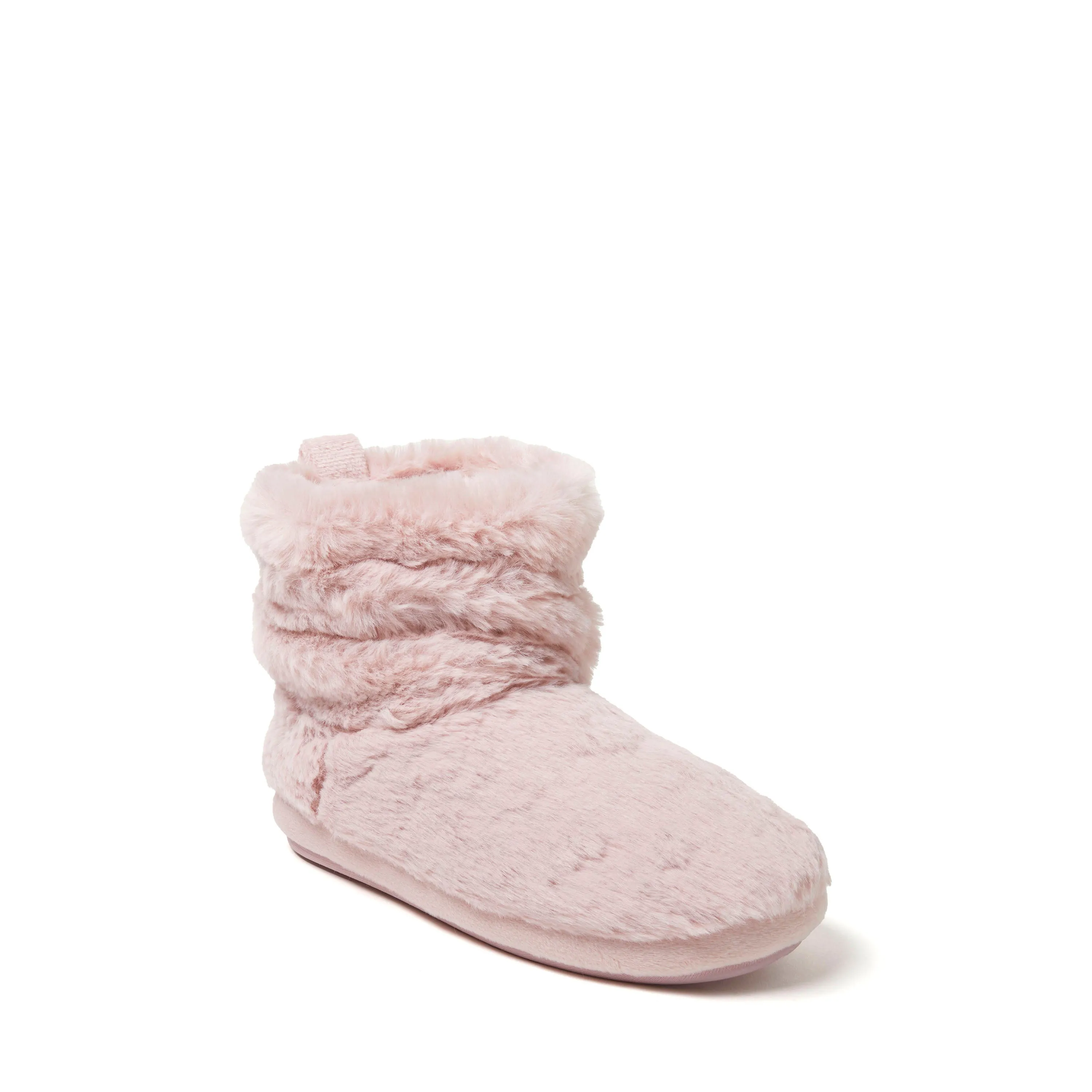 Dearfoams Kids Kate Furry Bootie Slipper