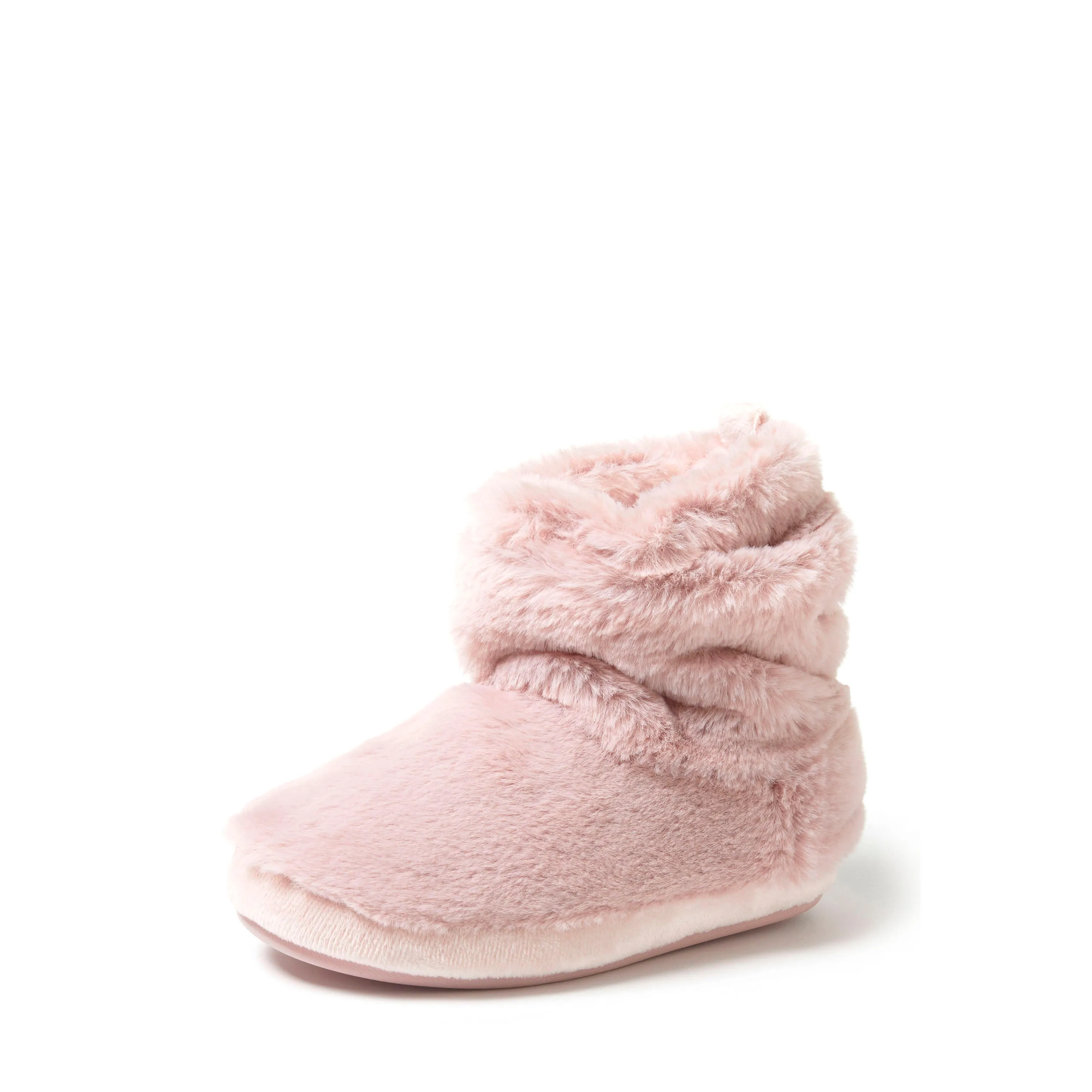 Dearfoams Kids Kate Furry Bootie Slipper