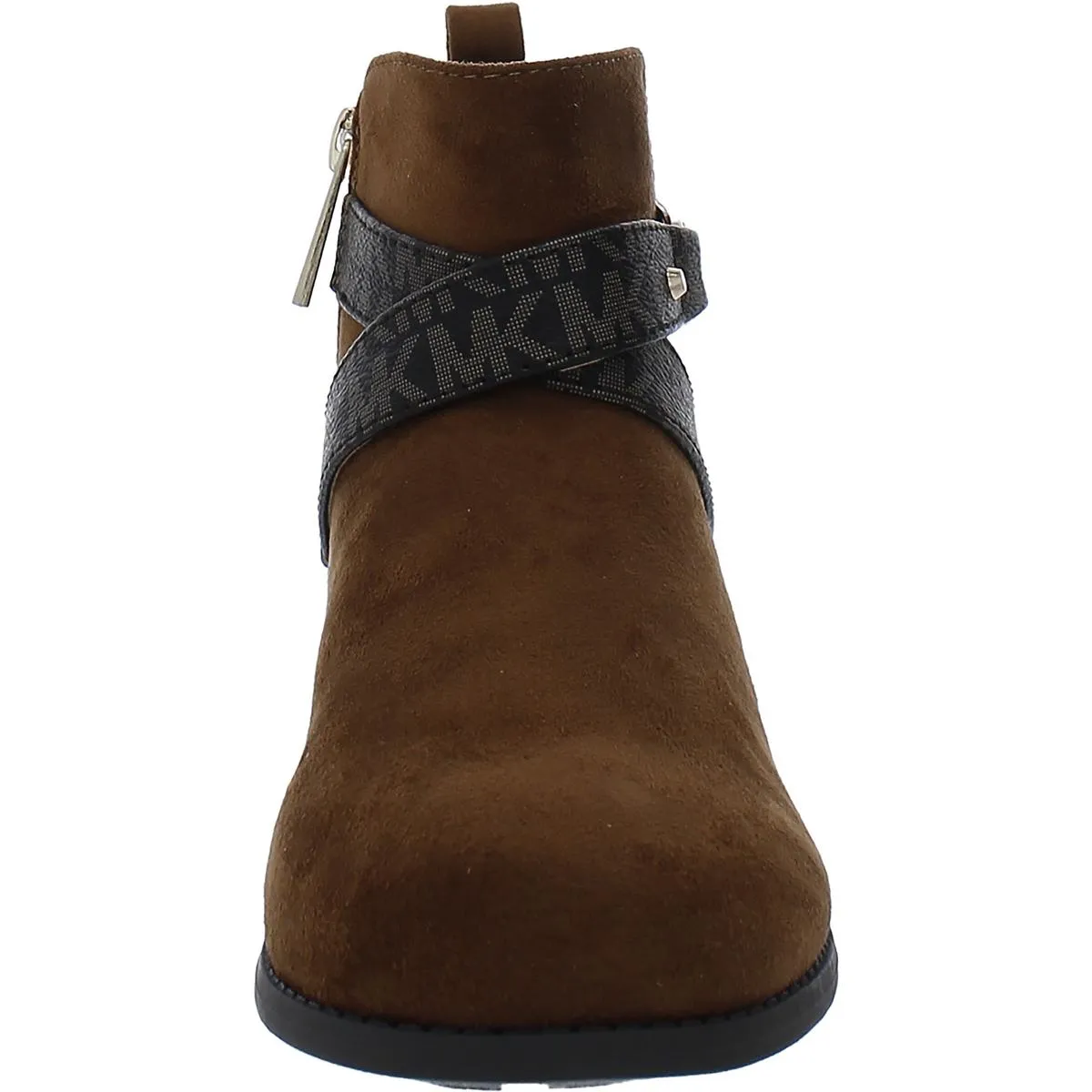 Emma Kincaid Girls Faux Suede Side Zipper Booties