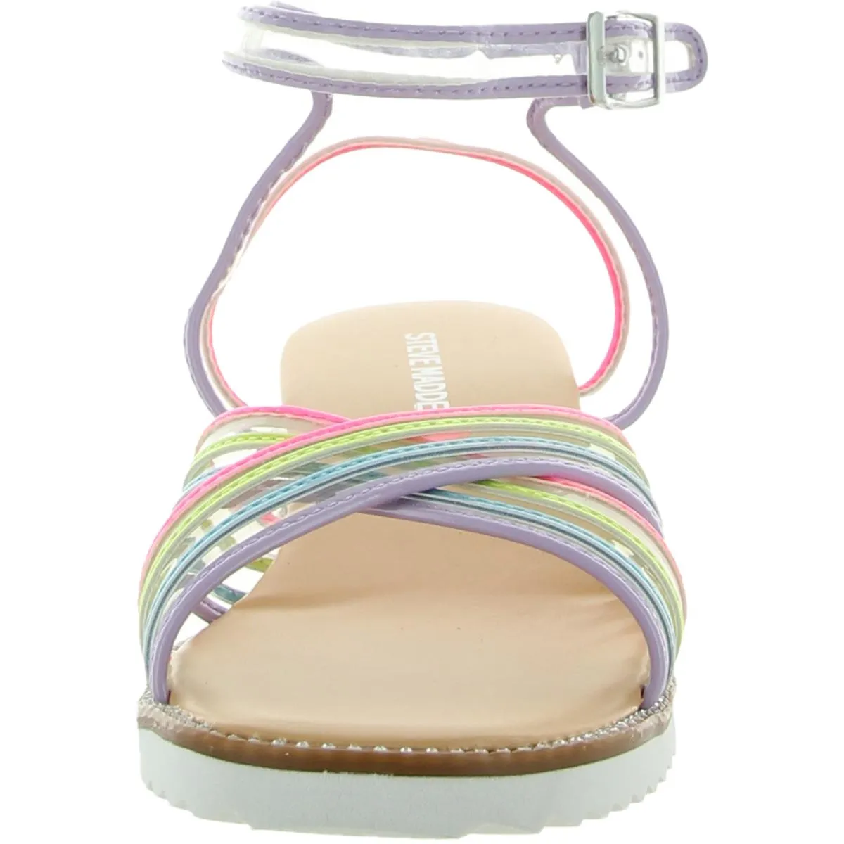 Fantasy Jr. Girls Big Kid Rhinestone Ankle Strap