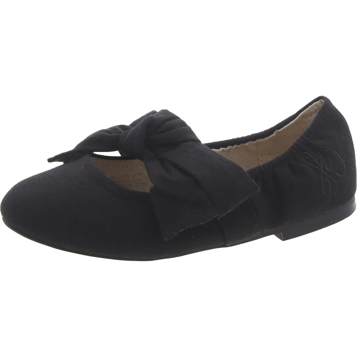 Felicity Girls Linen Ballet Flats