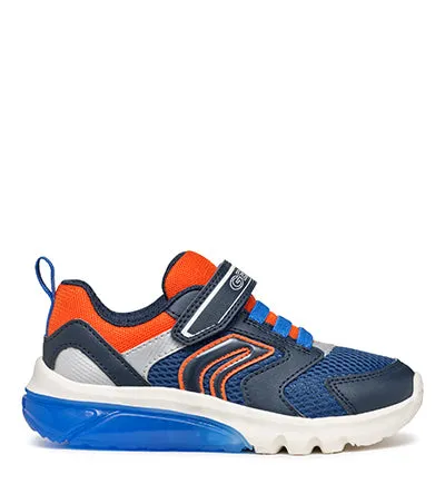 GEOX CIBERDRON AW24 NAVY ORANGE