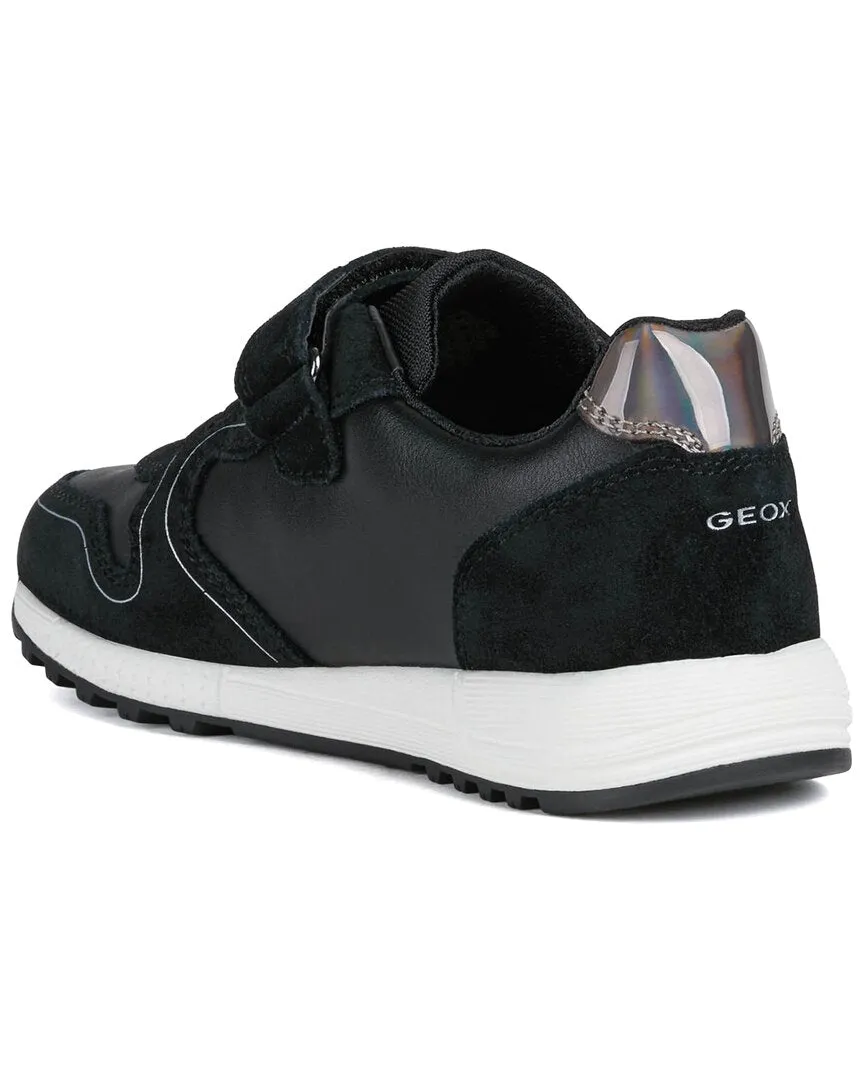 Geox J Alben Leather Sneaker