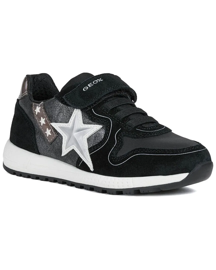 Geox J Alben Leather Sneaker