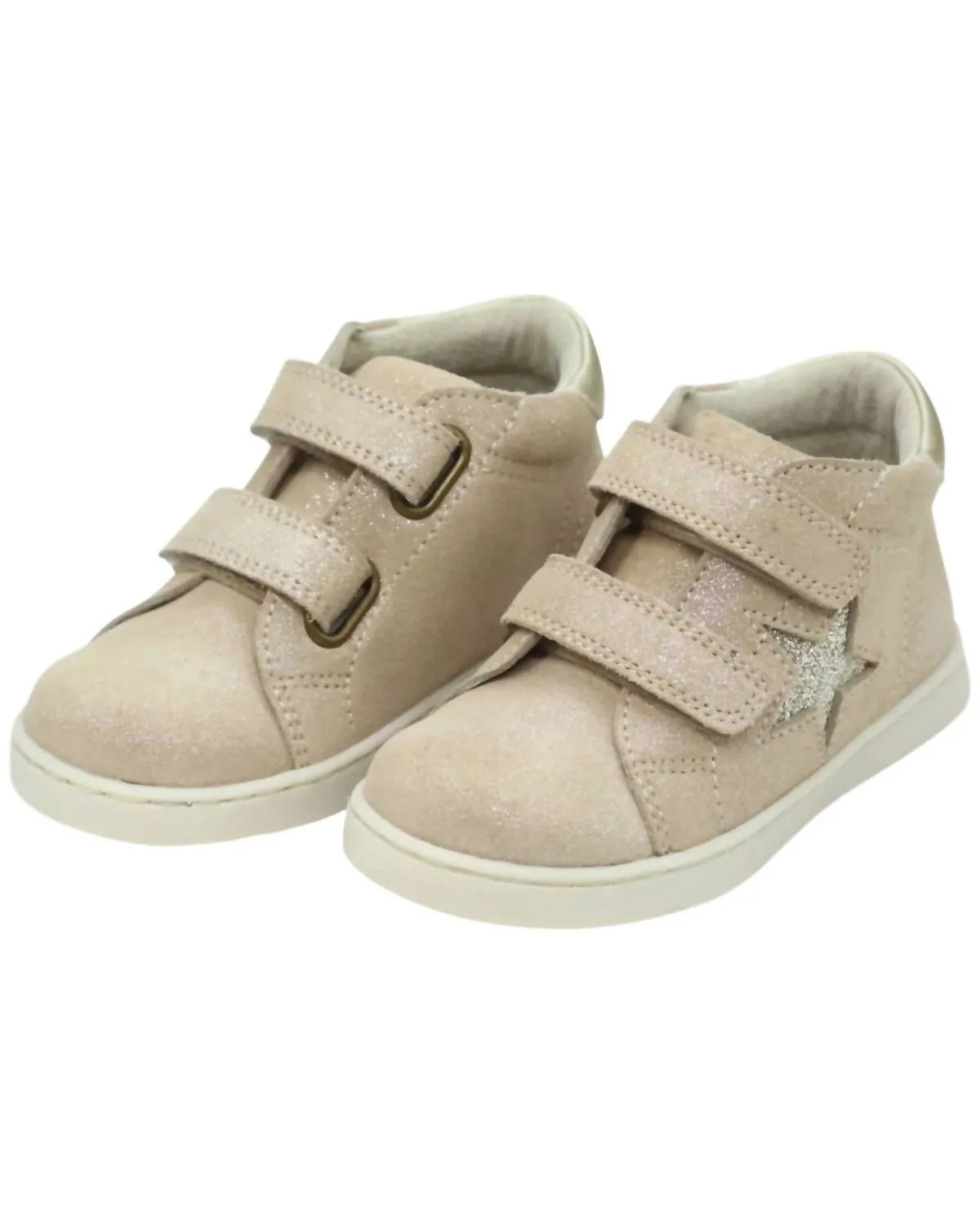Girl's 691 Kira Double Strap Sneakers In Champagne