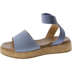 Girls Denim Round toe Ankle Strap