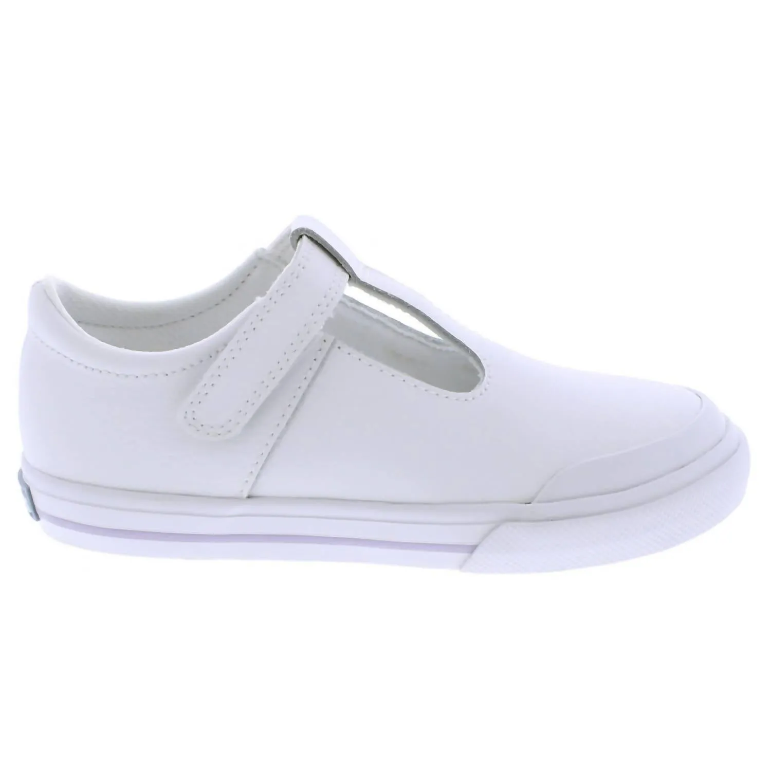 Girl's Drew Sneakers In White Leather