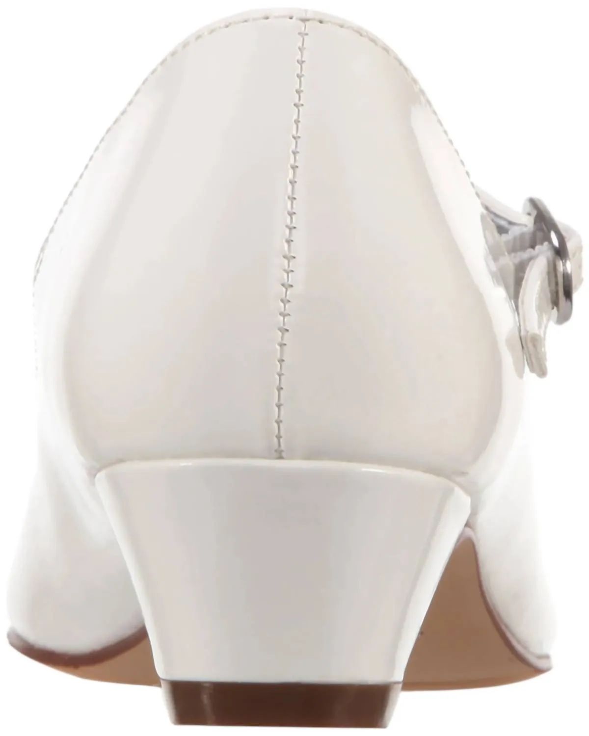 Girl's Seeley Mary Jane Shoes In White Patent