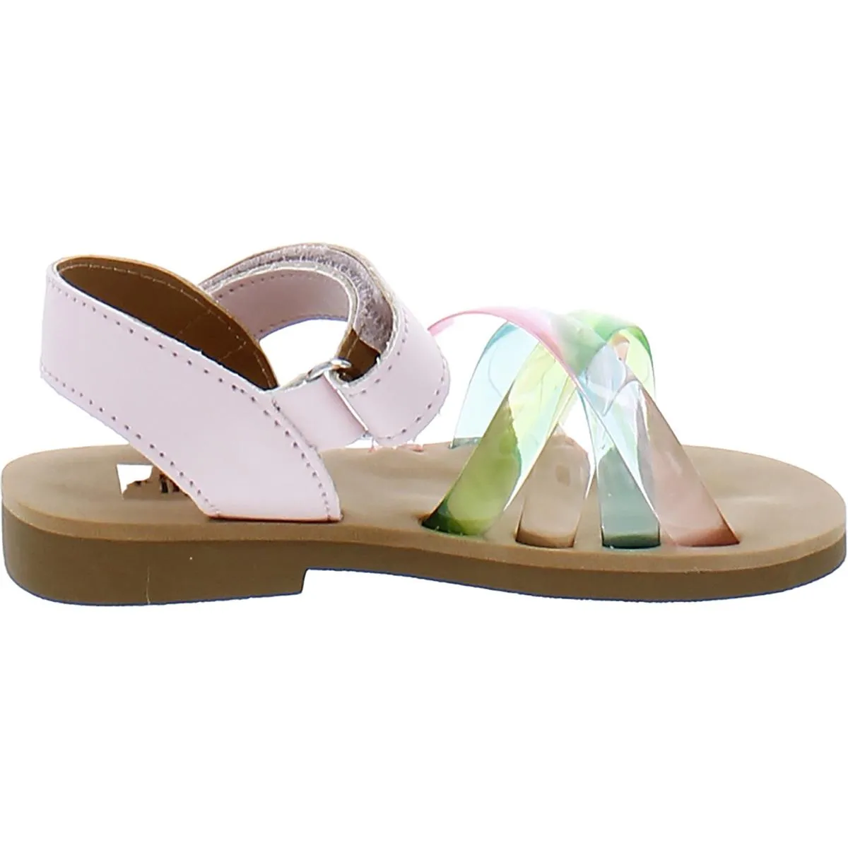 Girls Toddler Ankle Strap Slide Sandals