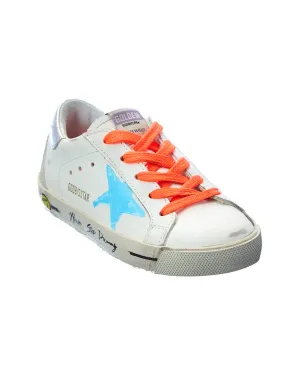 Golden Goose Superstar Leather Sneaker, 24, White