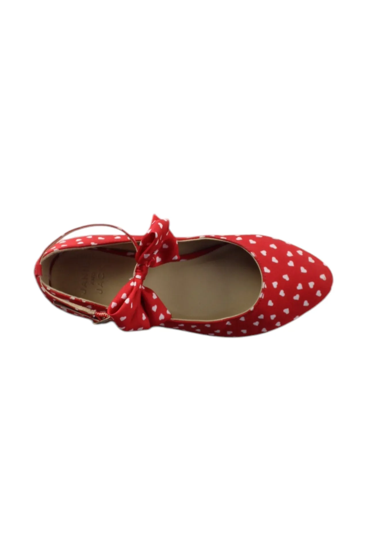 Janie & Jack Heart Pattern Flats EU30