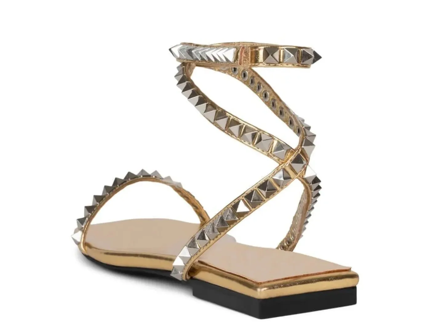 Jeffrey Campbell: Luxor in Gold Silver Combo