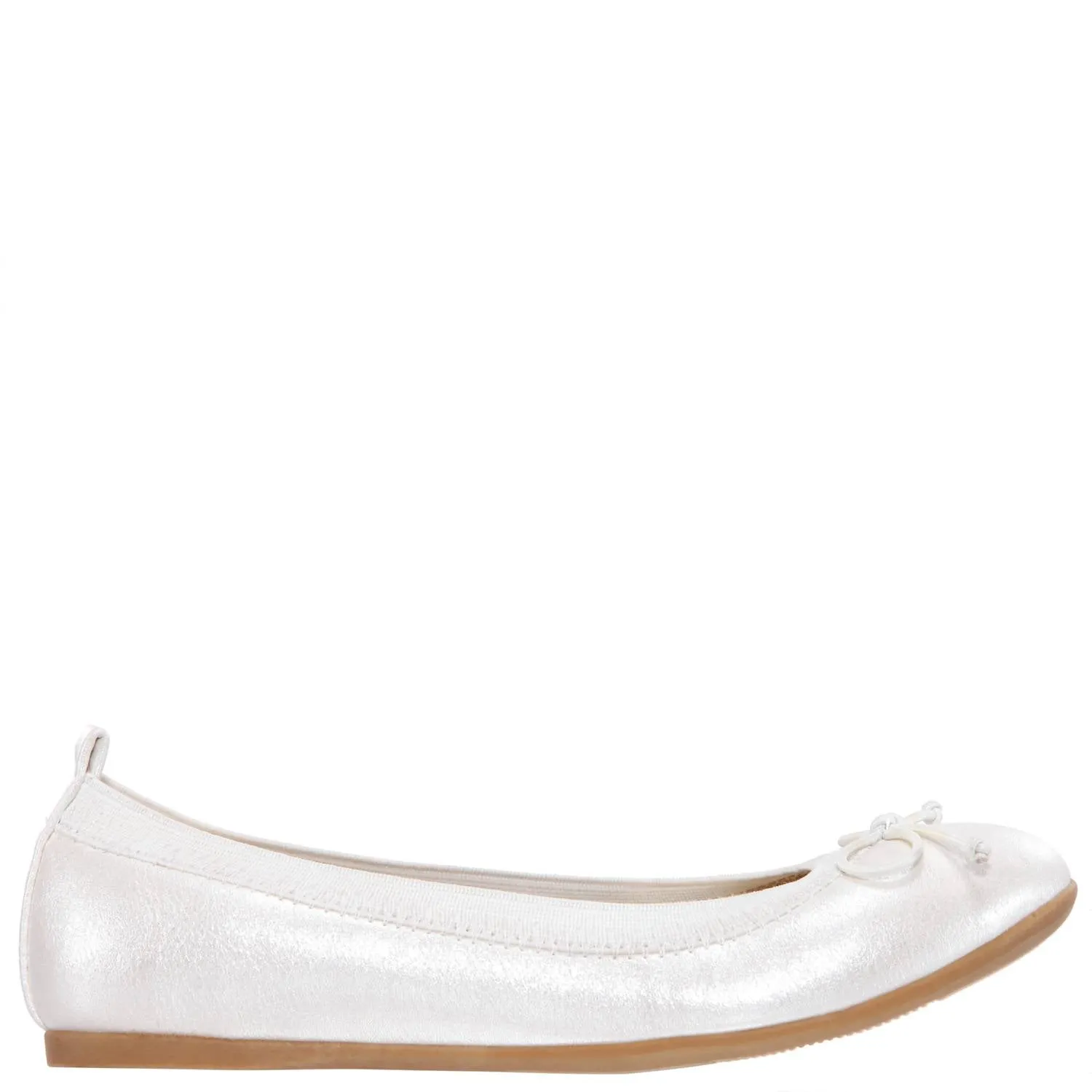 Kid's Esther Pearlized Shoes In Ivory