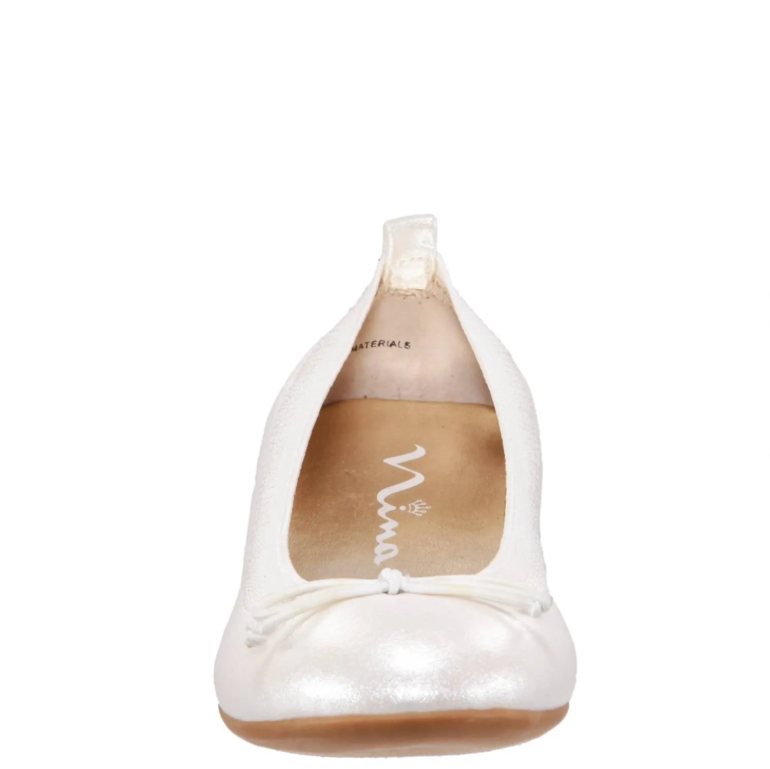 Kid's Esther Pearlized Shoes In Ivory