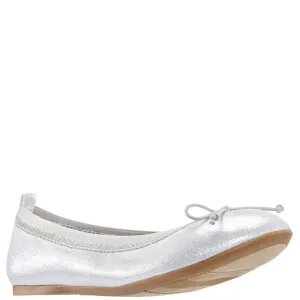 Kid's Esther Shoes In Silver Shimmer