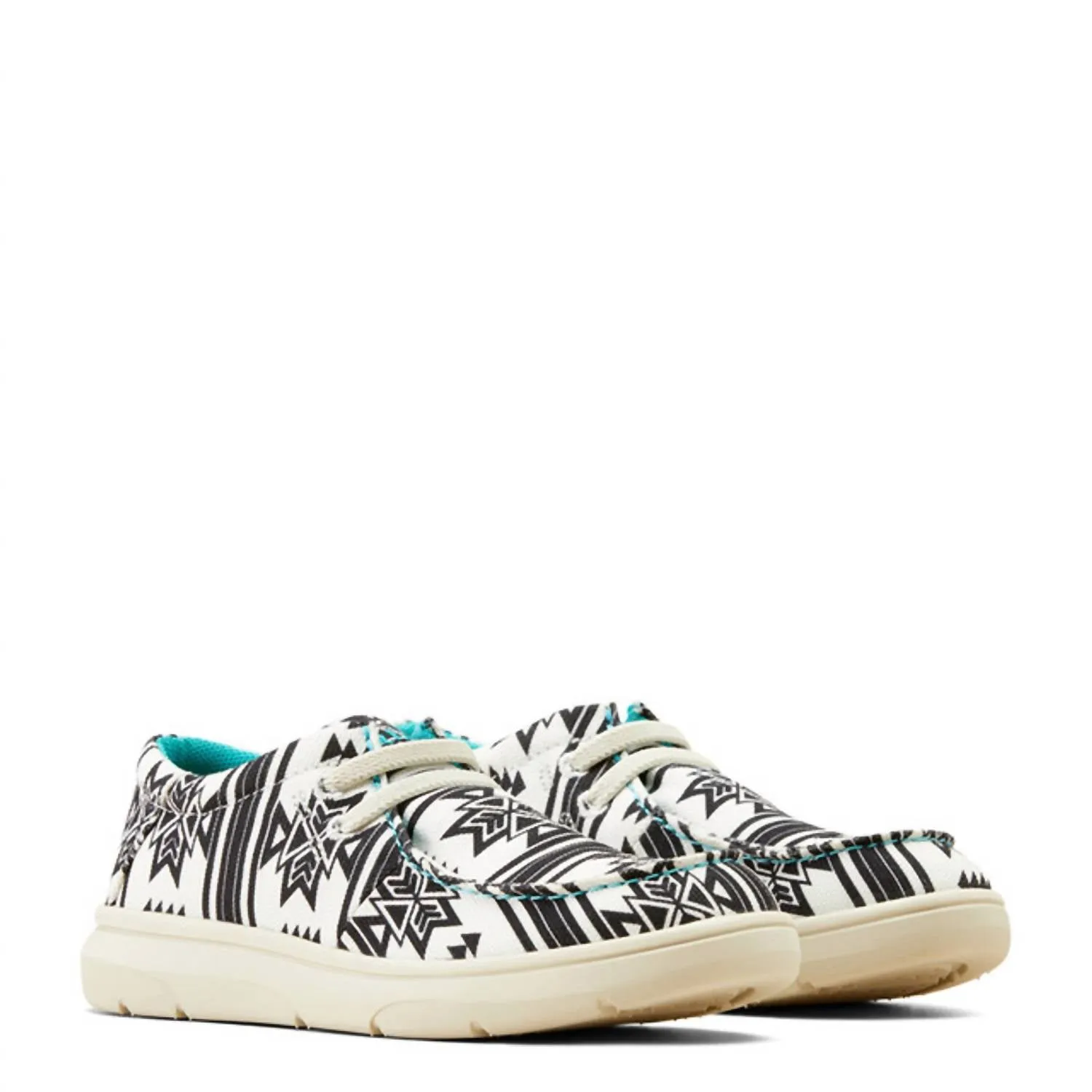 Kid's Hilo Stark Shoes In White/black