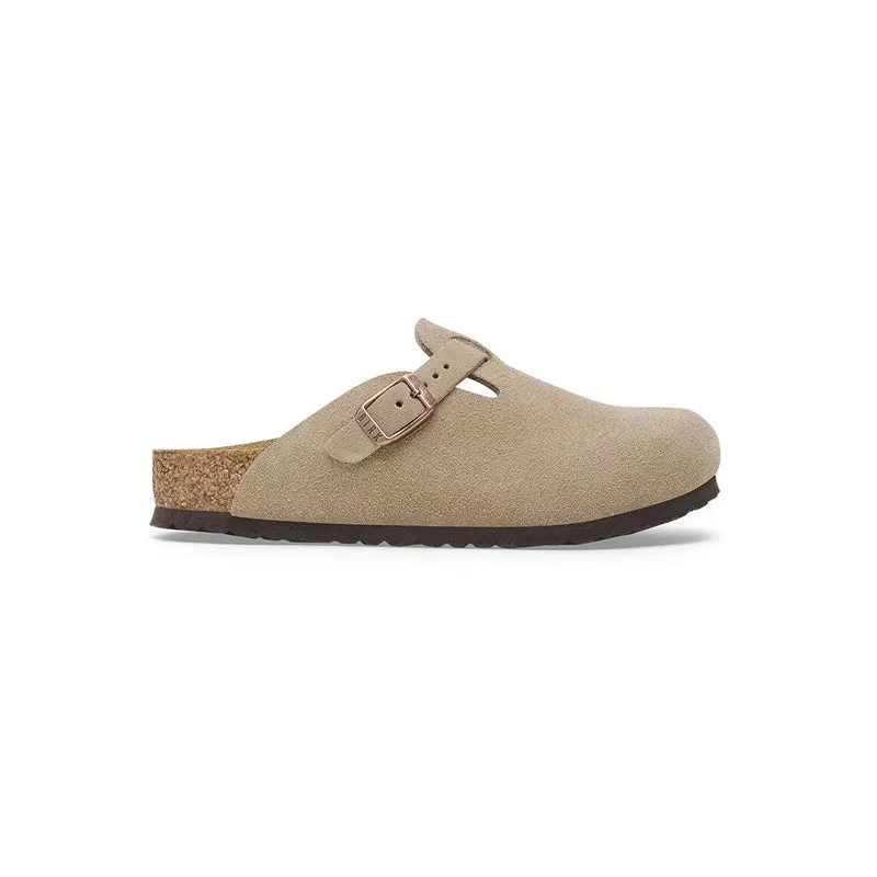 Kid's Preschool Boston Narrow Taupe Suede