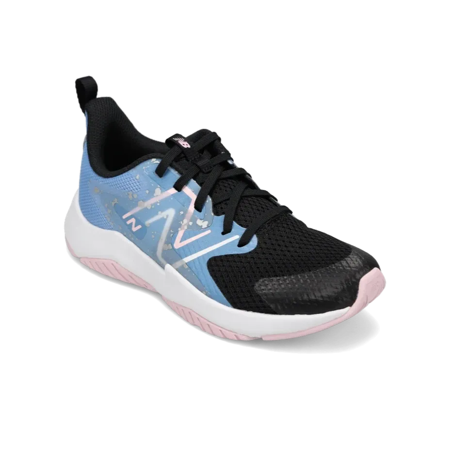 Kid's Preschool Rave Run V2 Black/Blue Laguna