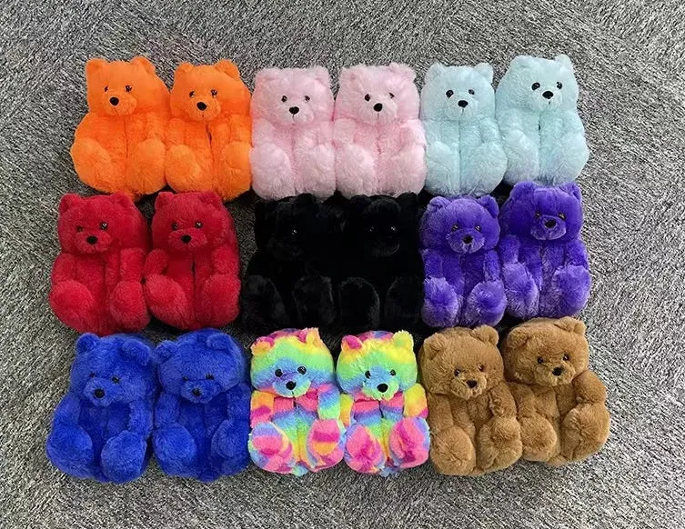 KIDS TEDDY BEAR SLIPPERS