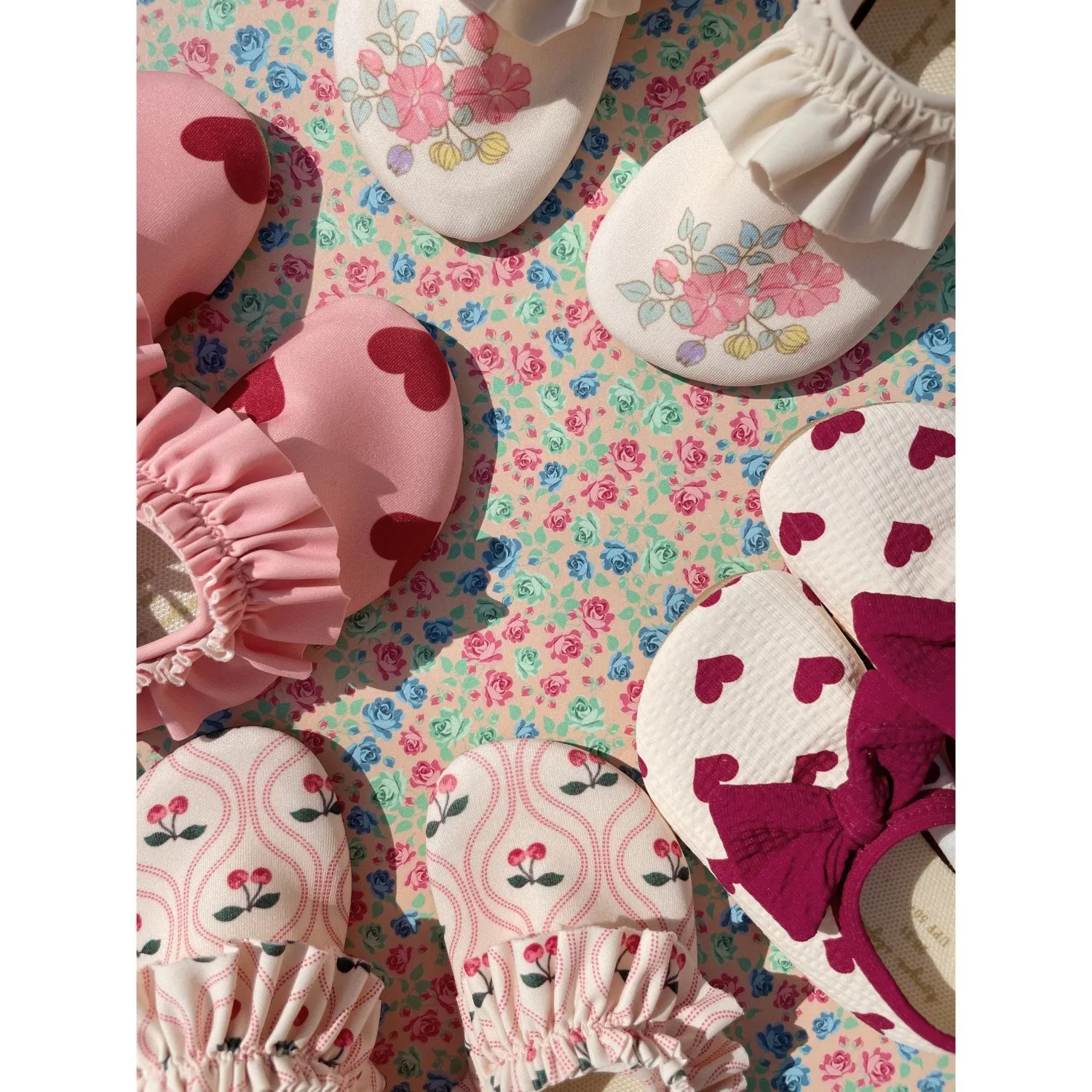 Konges Sljd Amour Pink Merle Frill Swim Shoes