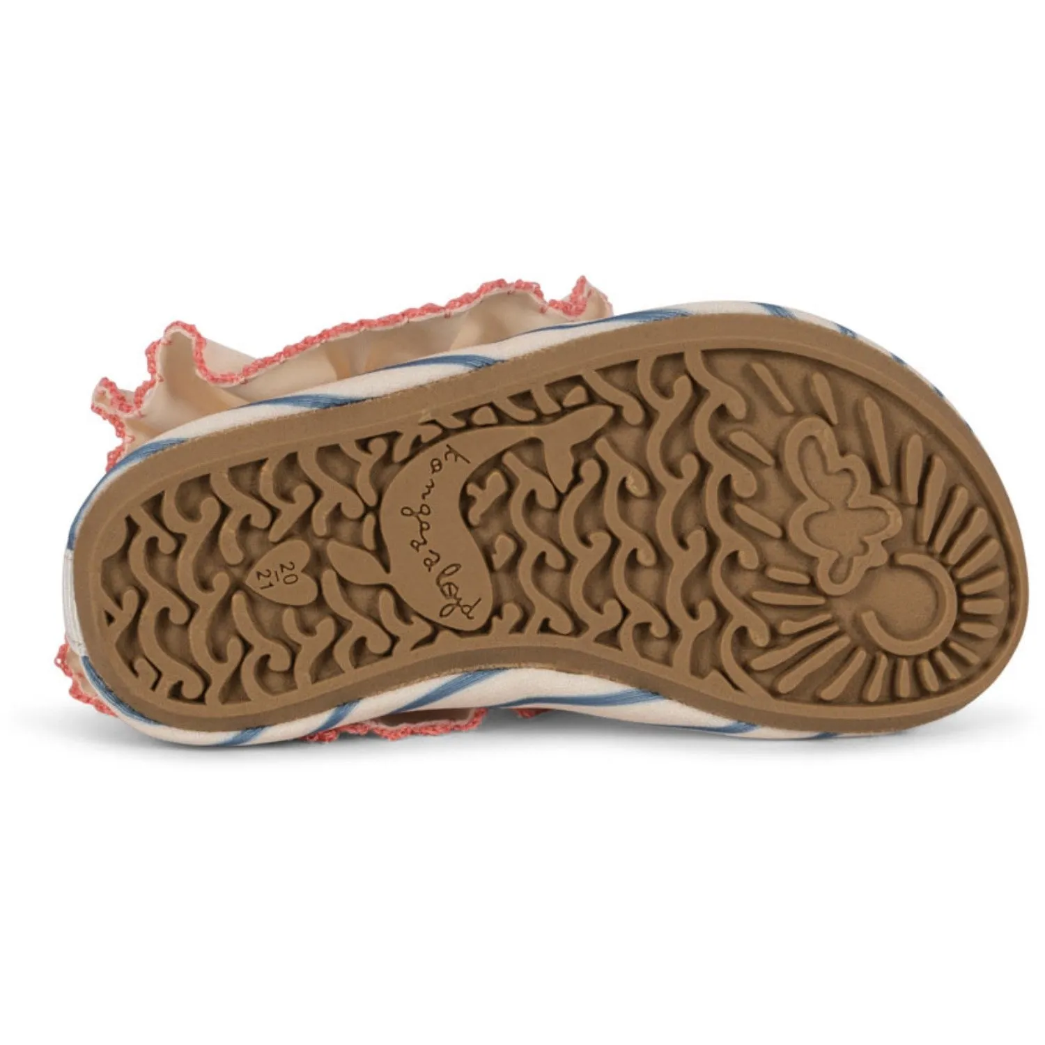 Konges Sljd Blue Stripe Gina Frill Swim Shoes