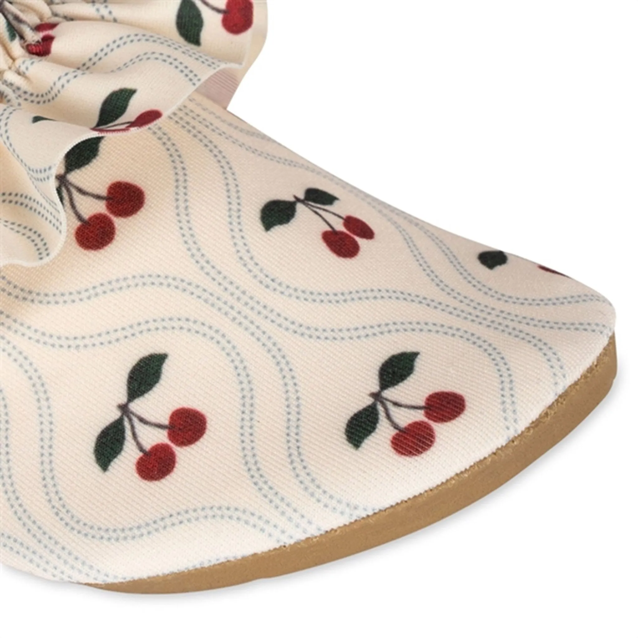 Konges Sljd Manuca Frill Swim Shoes Cherry Motif