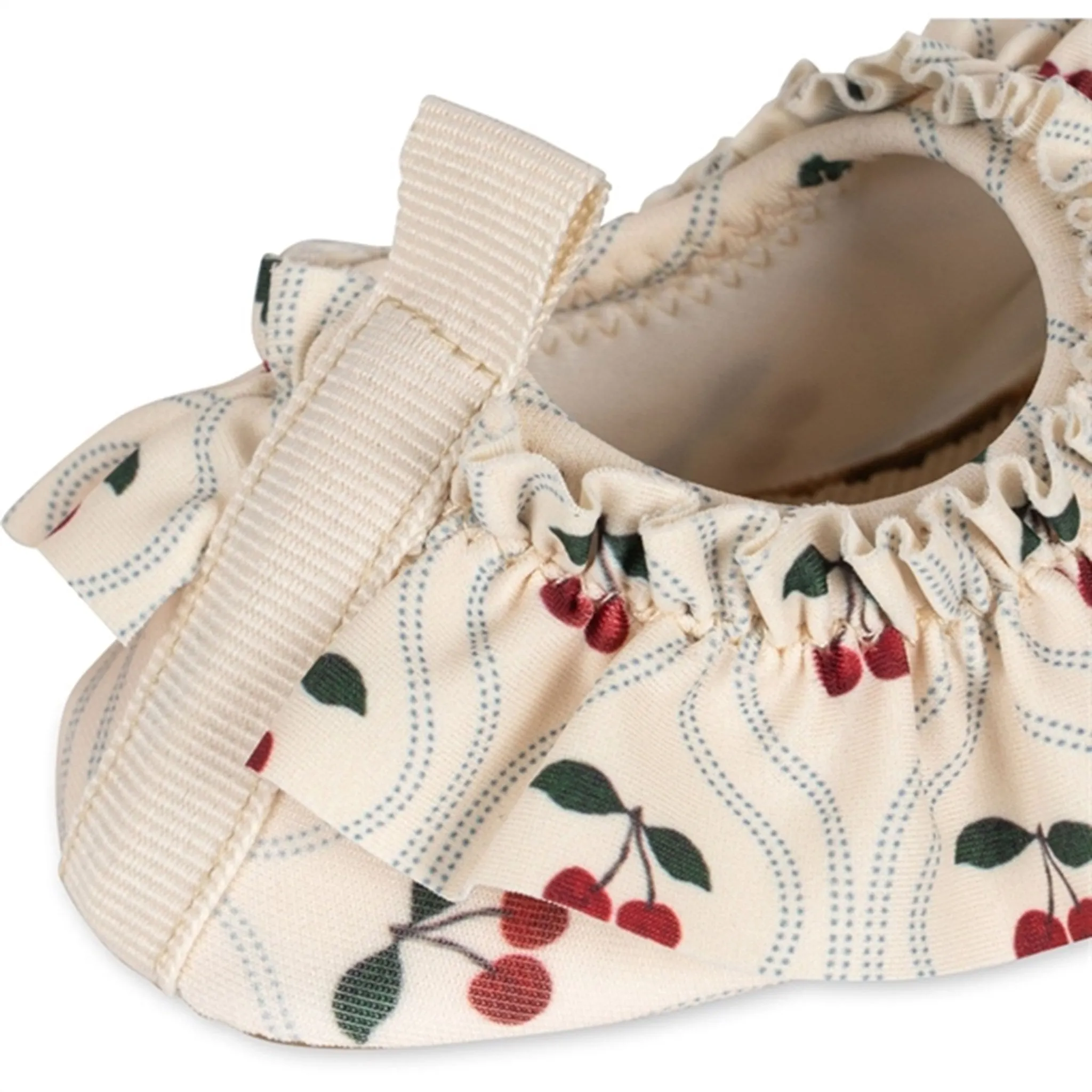 Konges Sljd Manuca Frill Swim Shoes Cherry Motif