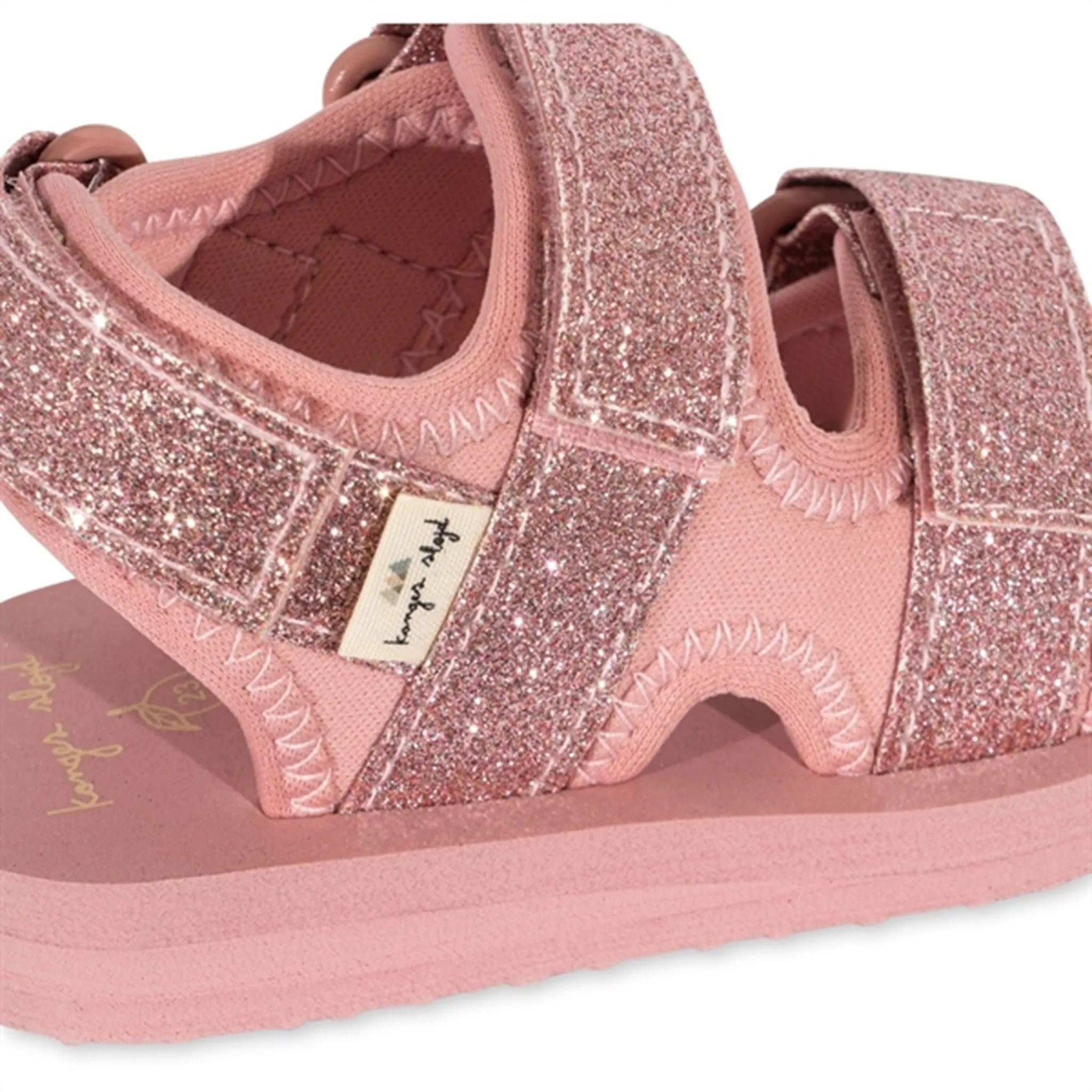 Konges Sljd Sun Sandal Glitter Mellow Rose