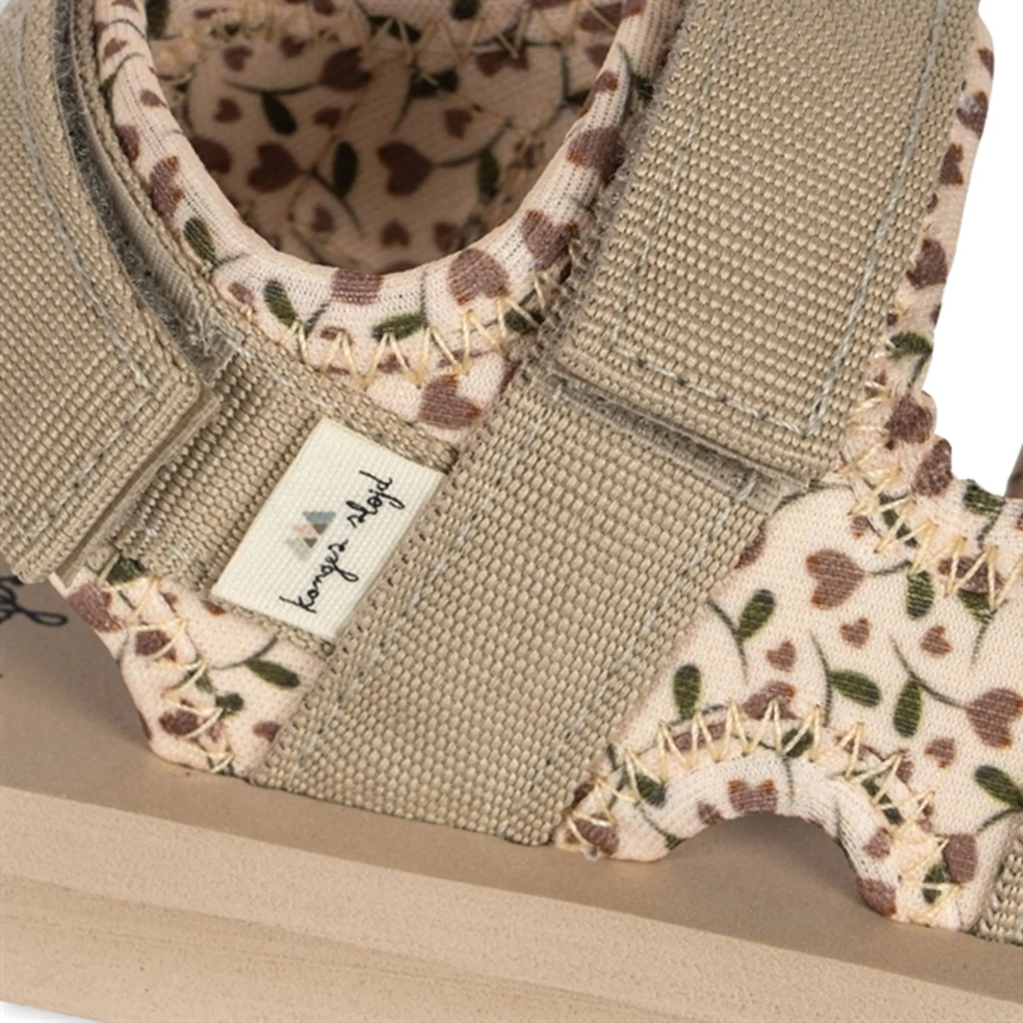 Konges Sljd Sun Sandal Printed Milk Tank