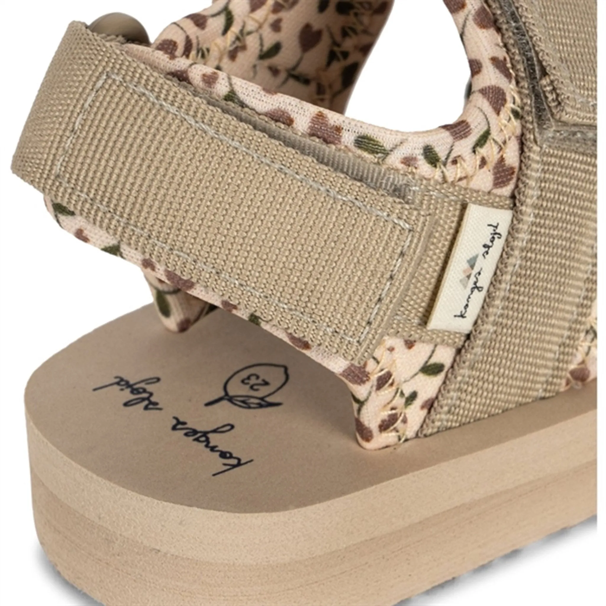 Konges Sljd Sun Sandal Printed Milk Tank