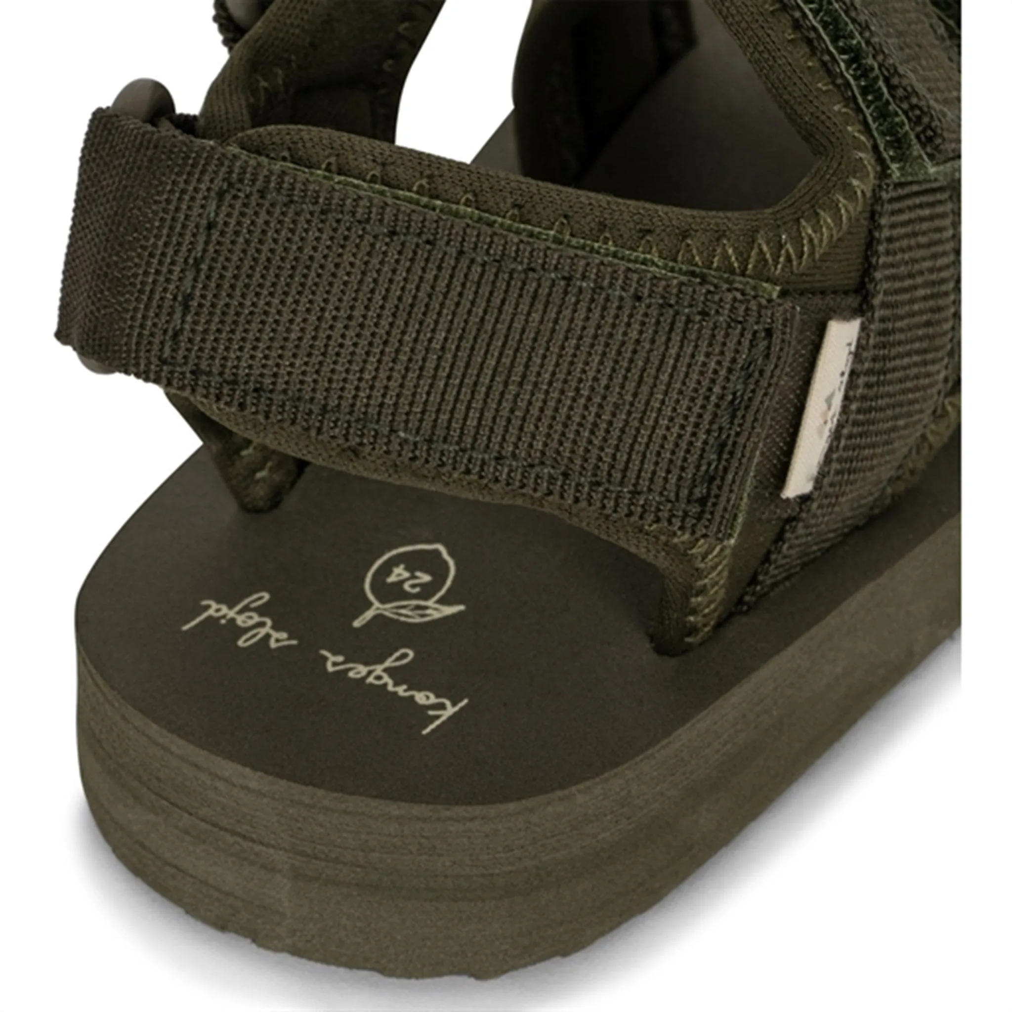 Konges Sljd Sun Sandal Solid Kalamata
