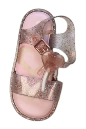 Mini Melissa Glitter Heart Sandals EU24
