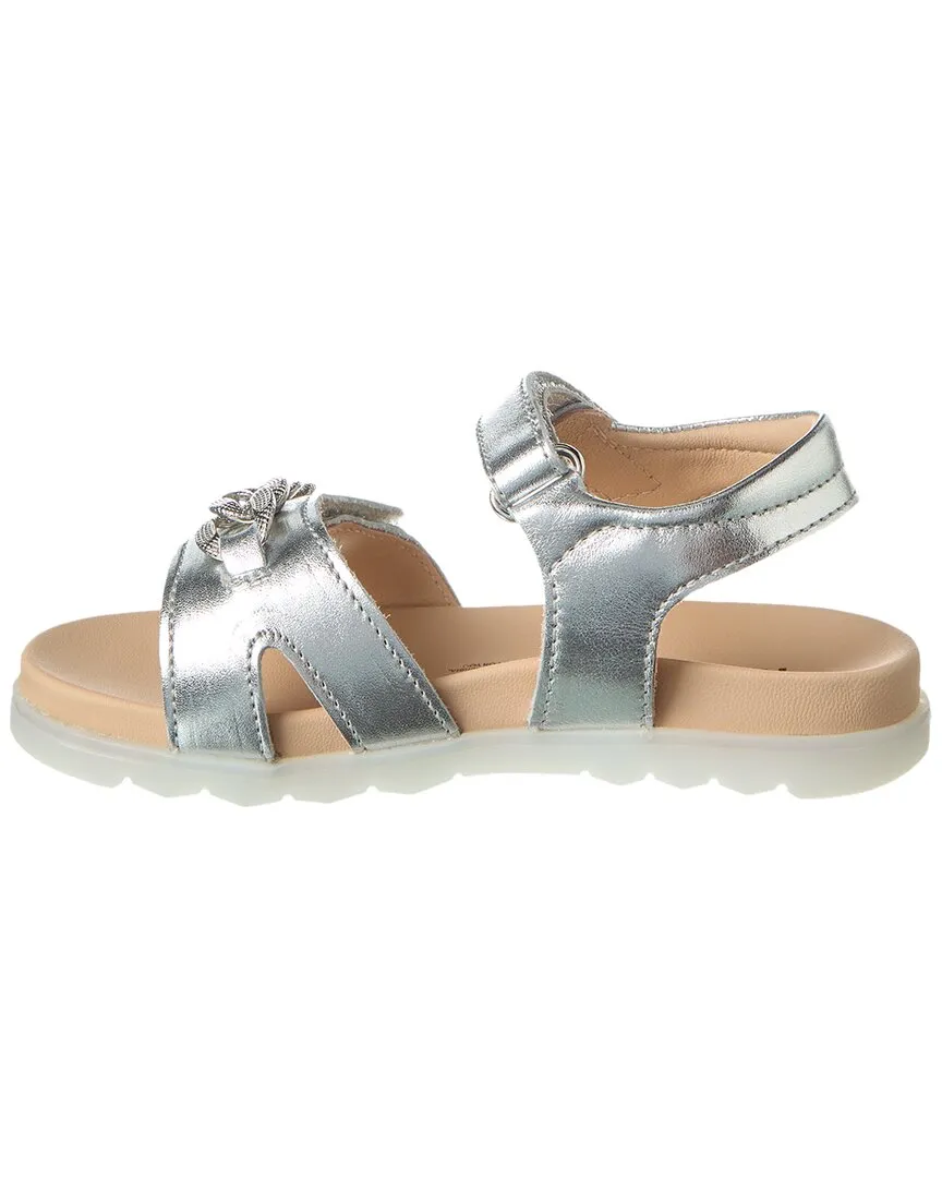 Naturino Galson Metallic Leather Sandal