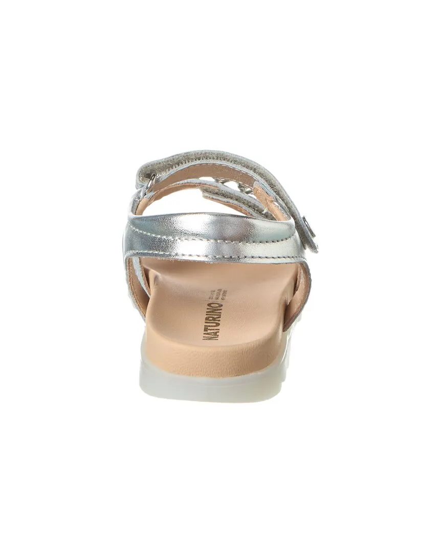 Naturino Galson Metallic Leather Sandal