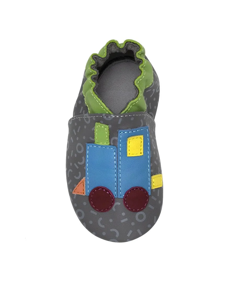 Robeez Train Blocks Leather Soft Sole