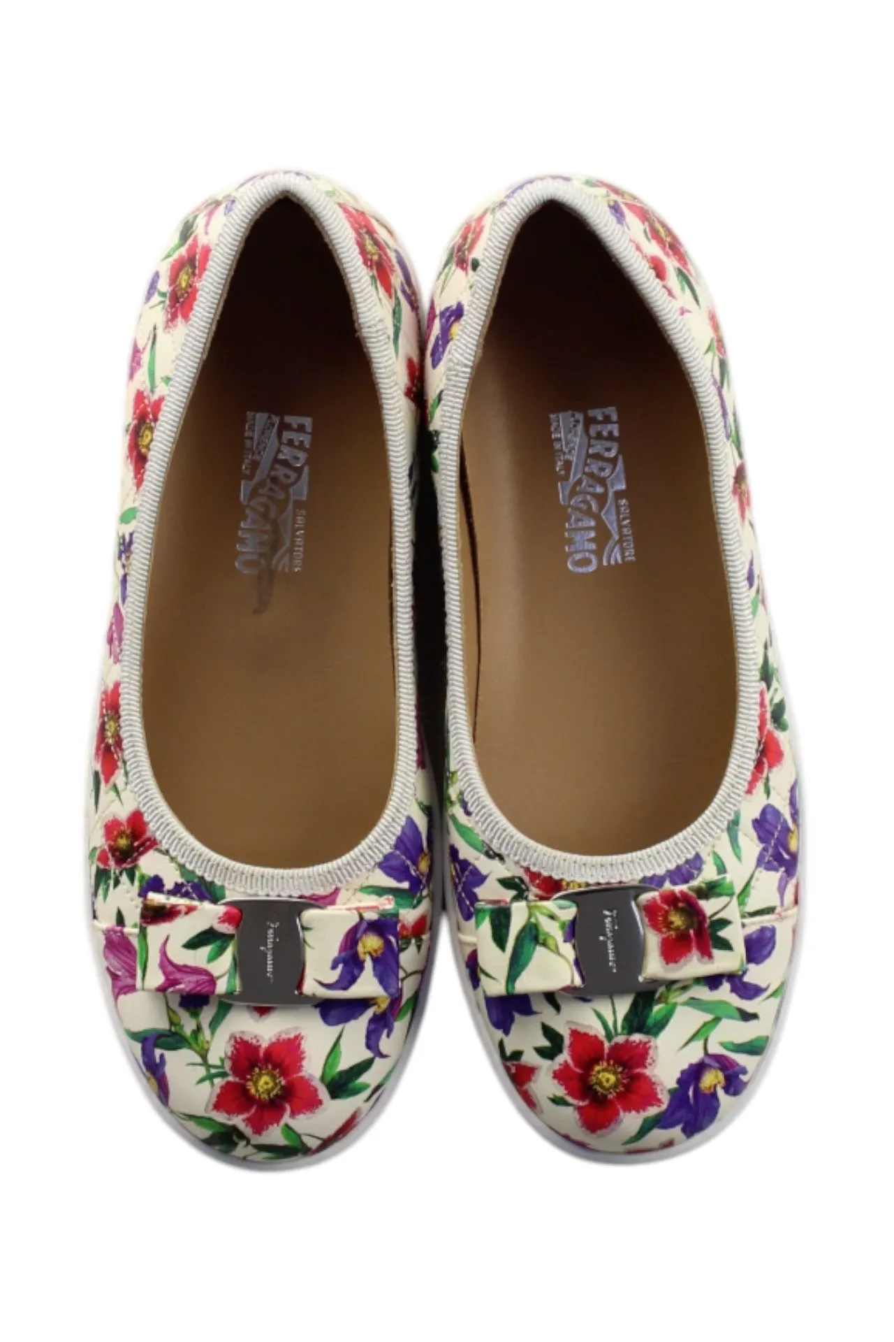 Salvatore Ferragamo Floral Flats EU31
