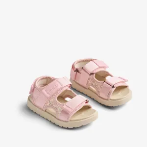 Sandal Mandy - ivory flower meadow