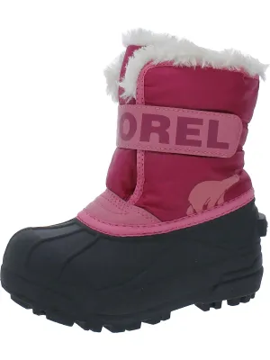 Snow Commander Girls Faux Fur Lined Cold Weather Winter Boots