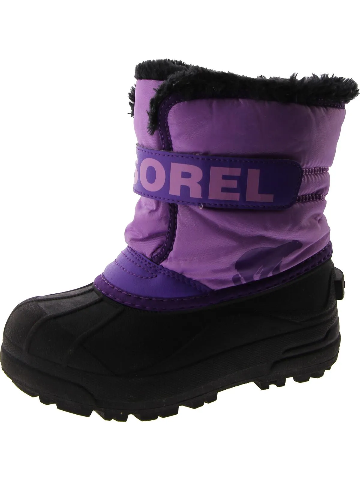 Snow Commander Girls Faux Fur Lined Cold Weather Winter Boots